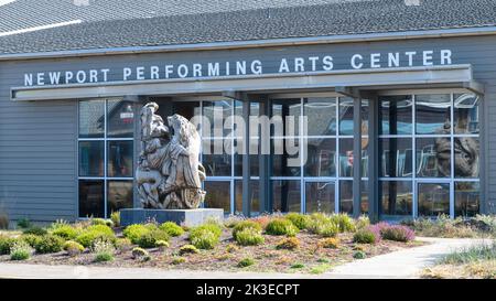 Newport, OR, USA - 19. September 2022; Veranstaltungsort des Newport Performing Art Center in der Stadt an der Küste von Oregon Stockfoto