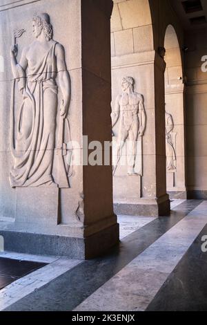 Palazzo della Questura Gebäude Bologna Italien Stockfoto