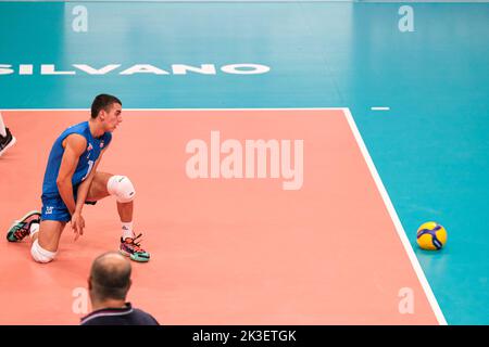 Montesilvano, Italien. 22.. September 2022. In Aktion während der CEV U20 Volleyball Europameisterschaft 2022 in Montesilvano (Foto von Elena Vizzoca/Pacific Press/Sipa USA) Quelle: SIPA USA/Alamy Live News Stockfoto