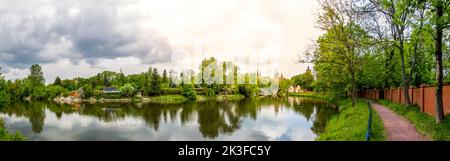 Blick über Merseburg, Sachsen Anhalt, Deutschland Stockfoto