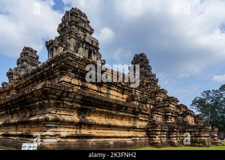 Kambodscha. Siem Reap. Der archäologische Park von Angkor. TA Keo Hindu-Tempel Stockfoto