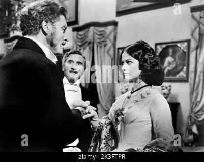 Burt Lancaster, (links) Claudia Cardinale, Dreharbeiten zum Film, 'der Leopard', Italienisch: Il Gattopardo, 20. Century-Fox, 1963 Stockfoto