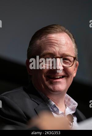 Austin Texas USA, 24 2022. September: Der ehemalige Pressesprecher des Weißen Hauses, ROBERT GIBBS, während einer Interviewsitzung beim jährlichen Texas Tribune Festival in der Innenstadt von Austin. Gibbs arbeitete im Weißen Haus von Obama. ©Bob Daemmrich Stockfoto