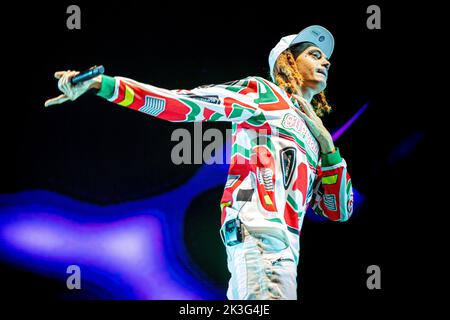 Mailand Italien 25. September 2022 DrefGold - Famoso Tour - live im Mediolanum Forum Assago © Andrea Ripamonti / Alamy Stockfoto