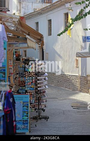 Souvenirs aus Parga Stadt Griechenland Sommerferien Reisen Gefühle europa Schönheit Orte zu besuchen Hintergründe hohe Qualität große Größe Bild Stockfoto