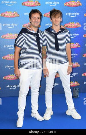 Rom, Italien. 26. September 2022. IPantellsa nimmt an der Me contro te La famiglia reale Prime tv-Serie blu carpet im Space Moderno Cinema Teil. Kredit: SOPA Images Limited/Alamy Live Nachrichten Stockfoto