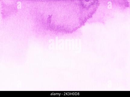 Aquarell rosa und weiß Verlauf Hintergrundstruktur. Aquarelle flüssige abstrakte fuchsia Hintergrund. Stockfoto