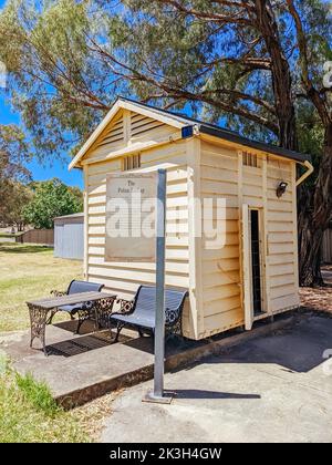 Glenrowan Historic Precinct in Victoria, Australien Stockfoto