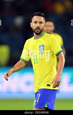 LE HAVRE - Everton Ribeiro aus Brasilien beim Internationalen Freundschaftsspiel zwischen Brasilien und Ghana am 23. September 2022 im Stade Oceane in Le Havre, Frankreich. ANP | Dutch Height | Gerrit van Keulen Stockfoto