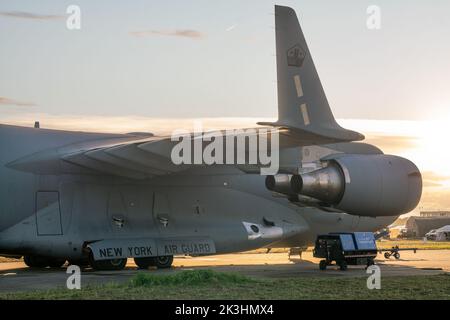 Boeing C-17 Globemaster III - eine Schlüsselkomponente des strategischen Transports der US-Luftwaffe Stockfoto
