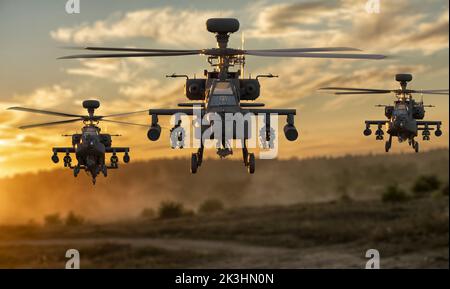 Boeing AH-64 Apache Stockfoto