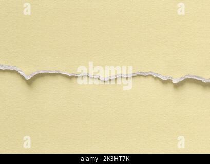Vorlage Hintergrund abgerissene Kanten. Zerrissene Papierbanner imitierten Kopieplatz Stockfoto