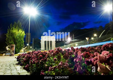 Piazza della Vittoria, Bozen, Italien Stockfoto