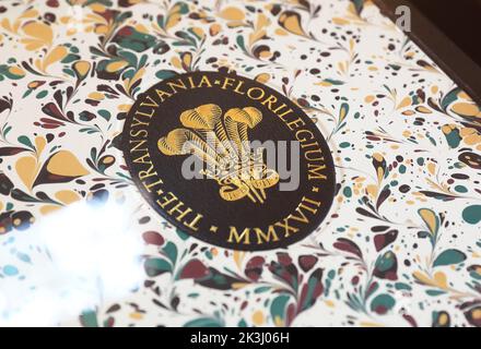 Das Prinz-von-Wales-Haus in Viscri, das er 2006 kaufte, um die ländliche Lebensweise für die sächsischen Dörfer Siebenbürgens, Rumänien, zu bewahren. Stockfoto