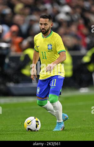 LE HAVRE - Everton Ribeiro aus Brasilien beim Internationalen Freundschaftsspiel zwischen Brasilien und Ghana am 23. September 2022 im Stade Oceane in Le Havre, Frankreich. ANP | Dutch Height | Gerrit van Keulen Stockfoto