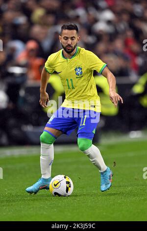 LE HAVRE - Everton Ribeiro aus Brasilien beim Internationalen Freundschaftsspiel zwischen Brasilien und Ghana am 23. September 2022 im Stade Oceane in Le Havre, Frankreich. ANP | Dutch Height | Gerrit van Keulen Stockfoto