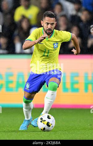 LE HAVRE - Everton Ribeiro aus Brasilien beim Internationalen Freundschaftsspiel zwischen Brasilien und Ghana am 23. September 2022 im Stade Oceane in Le Havre, Frankreich. ANP | Dutch Height | Gerrit van Keulen Stockfoto