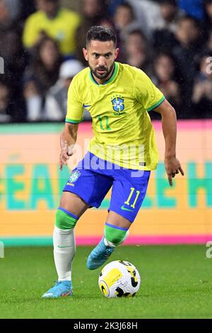 LE HAVRE - Everton Ribeiro aus Brasilien beim Internationalen Freundschaftsspiel zwischen Brasilien und Ghana am 23. September 2022 im Stade Oceane in Le Havre, Frankreich. ANP | Dutch Height | Gerrit van Keulen Stockfoto