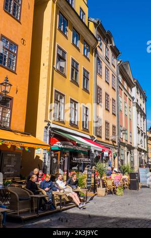 Stortorget, Gamla Stan, Stockholm, Schweden Stockfoto