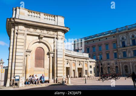 Kungliga Slottet, Königspalast, Stockholm, Schweden Stockfoto