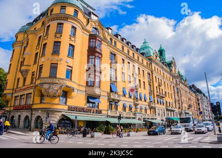 Strandvägen, Östermalm, Stockholm, Schweden Stockfoto