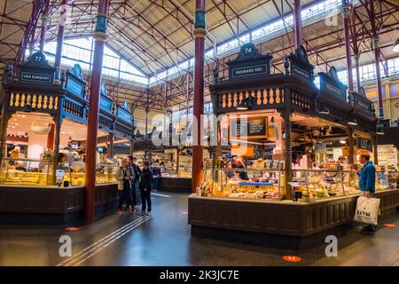 Östermalms saluhall, Stockholm, Schweden Stockfoto