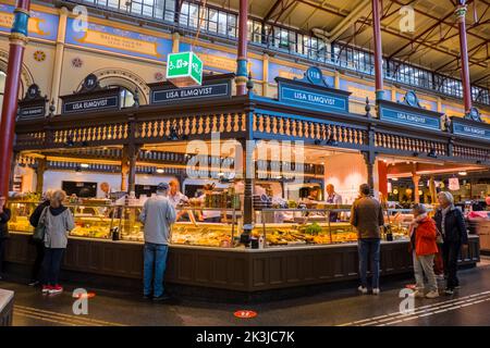 Östermalms saluhall, Stockholm, Schweden Stockfoto