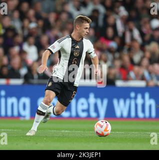 LONDON ENGLAND - SEPTEMBER 26 :Joshua Kimmich (Bayern München) aus Deutschland während der UEFA Nations League - Gruppe A3 Spiel zwischen England und Deutschland Stockfoto