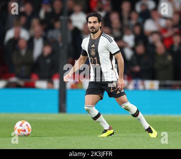 LONDON ENGLAND - SEPTEMBER 26 : Ilkay Gundogan (Manchester City) aus Deutschland während der UEFA Nations League - Gruppe A3 Spiel zwischen England und Deutschland Stockfoto