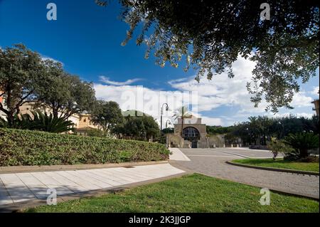 Kirche San Saturnino, Cagliari, Sardinien, Italien Stockfoto