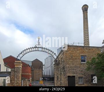 John Smiths, Tadcaster Brewery, High Street, Tadcaster, North Yorkshire, ENGLAND, GROSSBRITANNIEN, LS24 9SA Stockfoto