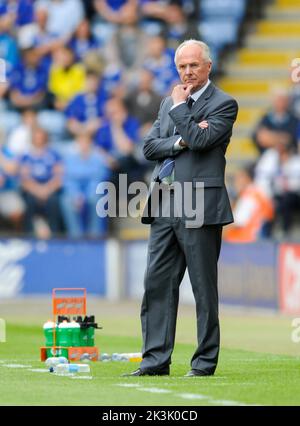 SVEN-GORAN ERIKSSON, STADTMANAGER VON LEICESTER Stockfoto