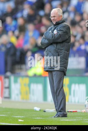 Sven-Goran Eriksson, Leicester City Manager Stockfoto