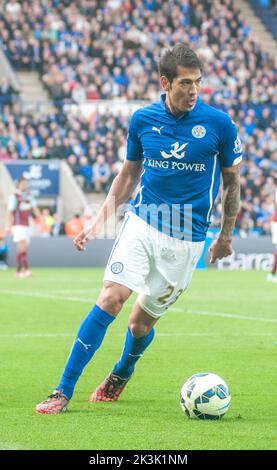 Leicester City Leonardo Ulloa Stockfoto