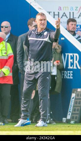 Leicester City Manager Nigel Pearson Stockfoto