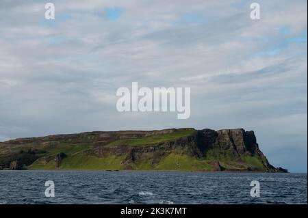 September 2022: Isle of Canna, Inner Hebrides, Schottland Compass Hill Stockfoto