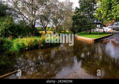 Eynsford, ein Dorf und eine zivile Gemeinde in der Poststadt Dartford, Kent, England. Stockfoto