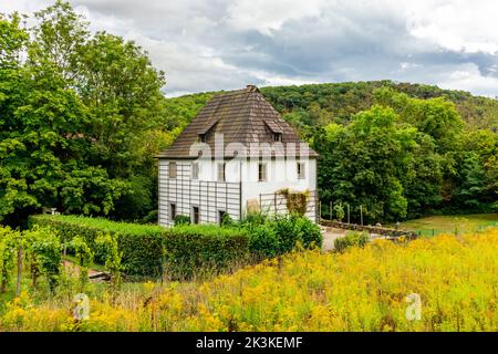 Spazieren Sie durch die Parks von Bad Sulza - Thüringen - Deutschland Stockfoto