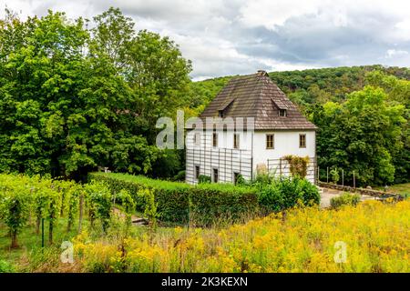 Spazieren Sie durch die Parks von Bad Sulza - Thüringen - Deutschland Stockfoto