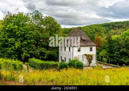 Spazieren Sie durch die Parks von Bad Sulza - Thüringen - Deutschland Stockfoto