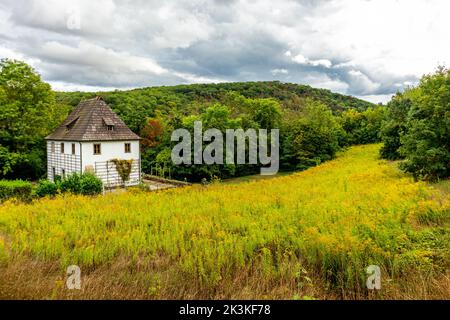 Spazieren Sie durch die Parks von Bad Sulza - Thüringen - Deutschland Stockfoto