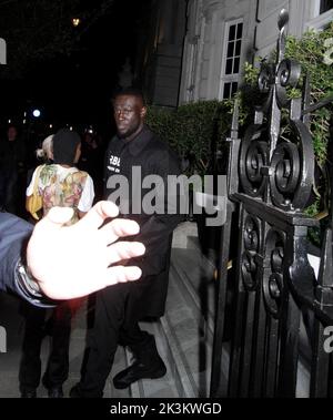 winnie harlow strotzte Natasha poonawalla Naomi campbell Kanye West beim Burberry Party Club 22 Stockfoto