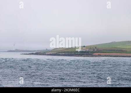 Blick von den NorthLink Ferries , Orkney, Schottland, Großbritannien Stockfoto