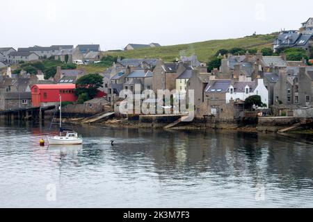 Blick von den NorthLink Ferries , Orkney, Schottland, Großbritannien Stockfoto