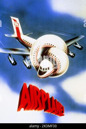 Flugzeug! 1980. Flugzeug! Filmposter. Flugzeug Stockfoto