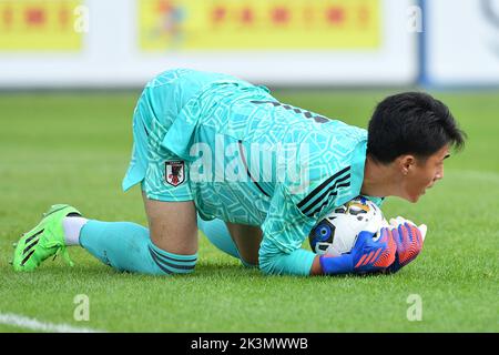 26.. September 2022; Stadio Teofilo Patini, Castel di Sangro Italien; Freundschaftsspiel U21 2022 Fußball, Italien gegen Japan; Masato Sasaki aus Japan Stockfoto