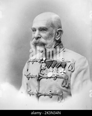 Franz Josef von Österreich, Franz Joseph I., Franz Joseph I. (1830 – 1916) Kaiser von Österreich, König von Ungarn und den anderen Staaten des österreichisch-ungarischen Reiches vom 2. Dezember 1848 - 1916. Stockfoto