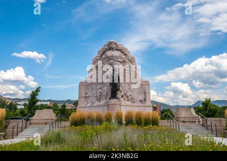 Das Verwaltungszentrum in Salt Lake City, Utah Stockfoto