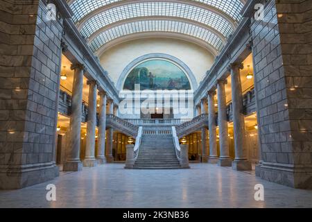 Das Verwaltungszentrum in Salt Lake City, Utah Stockfoto