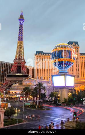 Das Paris Hotel in Las Vegas, Nevada, USA Stockfoto